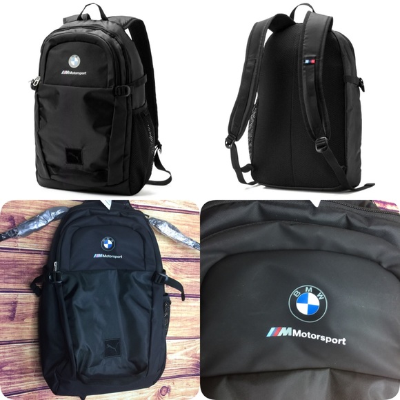 puma bmw backpack brown